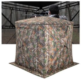 Stealth Hunting Tent With Pop-up Design, 150D Flame-Retardant Blackout Cloth (UV50+ & Waterproof), Fiber Glass Frame (Option: Defaulttitle) Stealth Hunting Tent With Pop-up Design, 150D Flame-Retardant Blackout Cloth (UV50+ & Waterproof), Fiber Glass Frame (Option: Defaulttitle)